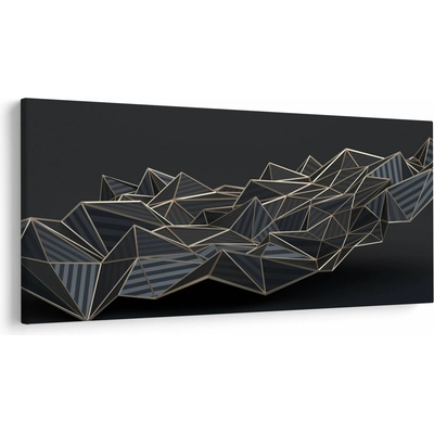 Obraz abstrakce, jednodílný 200x100 cm