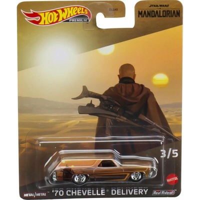 Mattel Hot Wheels Premium Disney: Star Wars The Mandalorian 70 Chevelle Delivery, HKD04