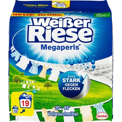 Weisser Riese Megaperls Univerzální prací prášek 1,283 kg 19 PD