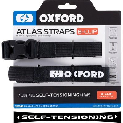 Oxford Atlas B-Clip 26 mm x 1,2 m čierna