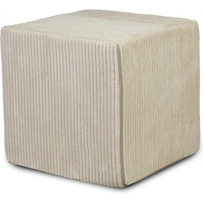 Ecopuf Taburetka Kostka Velvet Manšestr SZ03