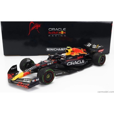 Minichamps Red bull F1 Rb18 Team Oracle Red Bull Racing N 11 2nd Japan Gp 2022 Sergio Perez Matná modrá žltá červená 1:18