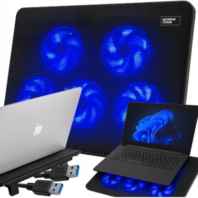CHLADICÍ PODLOŽKA POD NOTEBOOK PODSVÍCENÍ 12-17'' – Hledejceny.cz