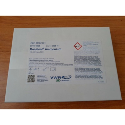 VWR DOSATEST Ammonium Testovacia sada na NH₄⁺, 100 testov