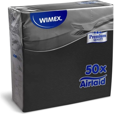 Wimex Obrúsok Premium čierny 40x40cm 50ks
