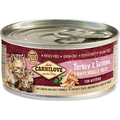 Carnilove Kittens Paté Turkey & Salmon 100 g – Hledejceny.cz