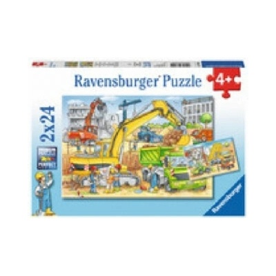 Ravensburger Viel zu tun auf der Baustelle 2x24 dielov