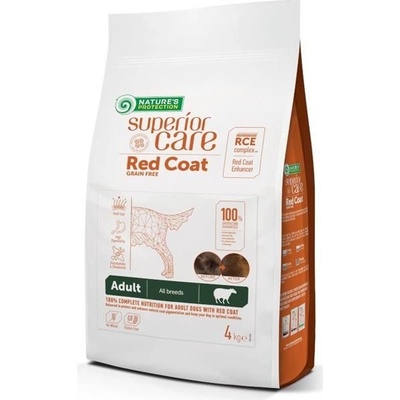 Nature's Protection Superior Care Dog Red Coat Adult Grain Free Lamb 4 kg