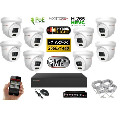 Monitorrs Security 6032K8B sada 8 ks