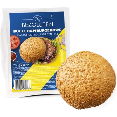 BEZGLUTEN Hamburgerové housky bez lepku a škrobu 200 g – Hledejceny.cz