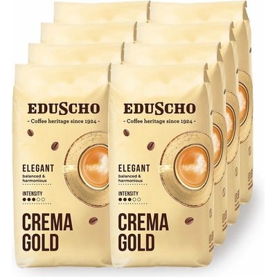 Eduscho Crema Gold zrnková 8 x 1 kg