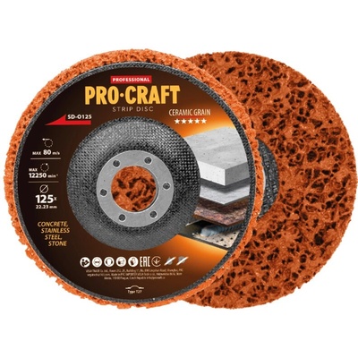 Procraft brúsny kotúč 125 mm 06696082
