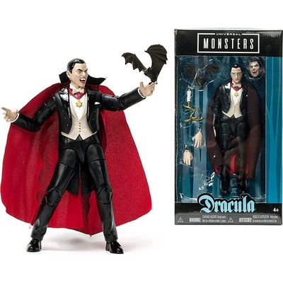Jada Figures Monsters Dracula Cm. 15.5 Černá Červená Bílá 1:10
