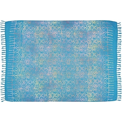 šátek sarong Lotos modrý