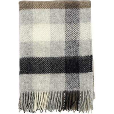Klippan Vlněný pléd Gotland multi grey Šedá 130x200