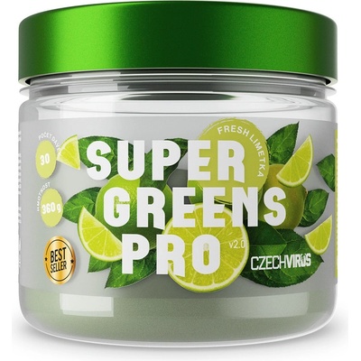 Czech Virus Super Greens PRO V2.0 360 g Fresh limetka