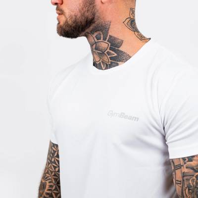 GymBeam Men‘s T-shirt TRN White