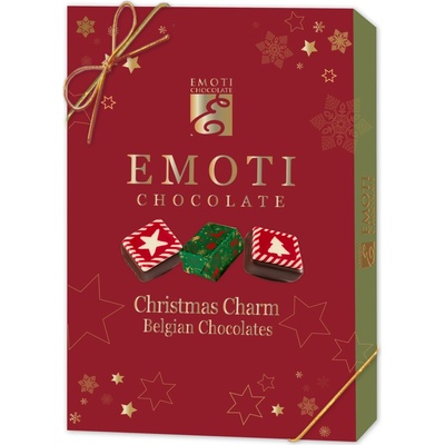 Emoti de chocolat Emoti Christmas Charm Vánoční belgické pralinky 114 g