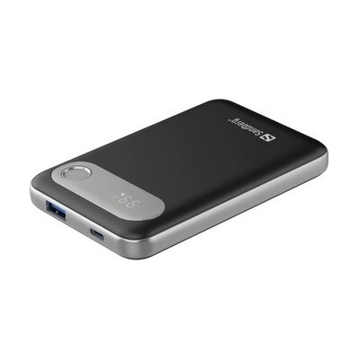 Sandberg 10000 PD20W černá/střbrná