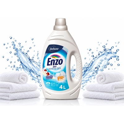 Deluxe Enzo Gel na praní 2v1 White 4 l 100 PD