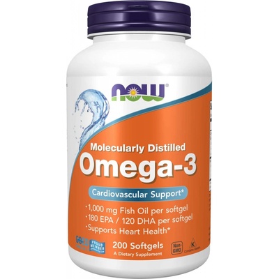 Now Foods Omega-3 200 kapsúl