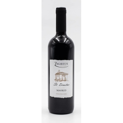 Zagreus Winery Sv. Dimitr Mavrud červená 2024 13% 0,75 l (holá láhev)