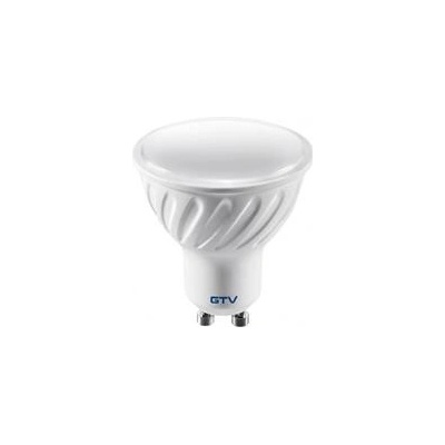 GTV LED, A-G, SMD 2835, 3000K, GU10, 7,0W, AC180-250V, 50-60Hz, 120°, 550lm, 61mA