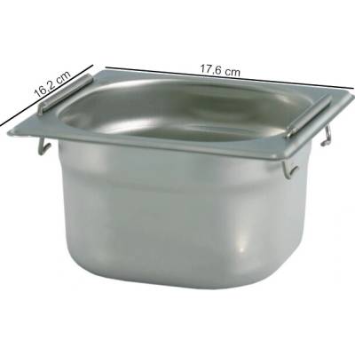Gastronádoba s úchytmi GN 1/6 - hĺbka 20 cm