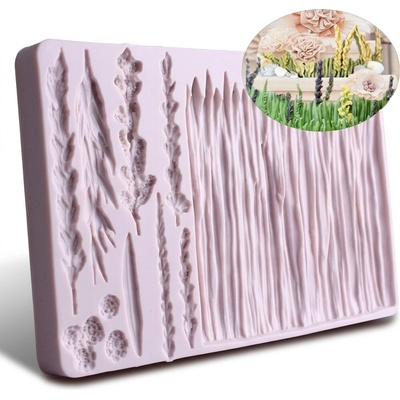 Cakesicq Silikonová formička luční kvítí 20x12cm