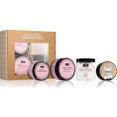 LaQ Kitten LaQ Kitten Peony hloubkově vyživující máslo s konopným olejem 50 ml + LaQ Kitten Peony vyživující tělový krém 200 ml + hloubkově čisticí pěna 40 g + čisticí pěna na tělo 100 g – Hledejceny.cz