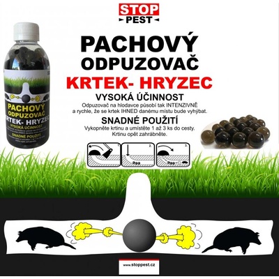 STOP PEST pachový odpuzovač krtek-hryzec 150 ml – Hledejceny.cz