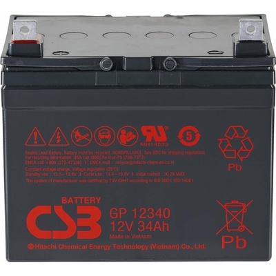 CSB GP12340 12V 34Ah