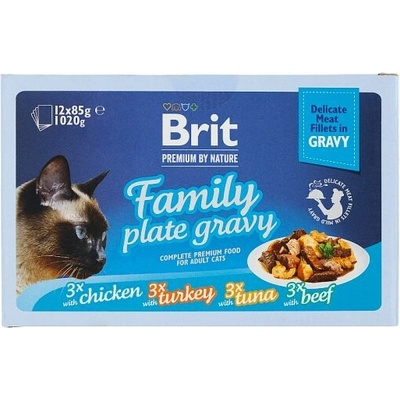 Brit Premium by Nature Kompletné prémiové mokré krmivo pre dospelé mačky 12 x () 85 g 1020 g