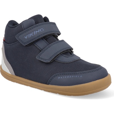Viking By Norway, Alv Barefoot Paw Mid Wp 2v tmavě modrá hnědá