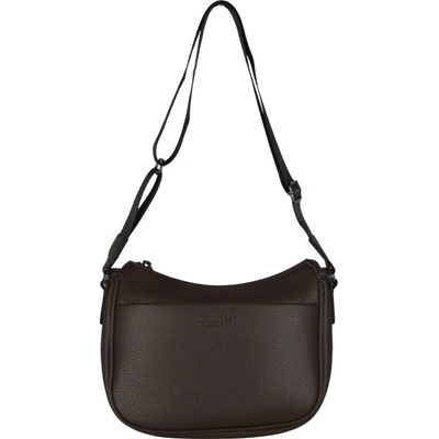 VIKTÓRIA dámska crossbody koženková kabelka coffee