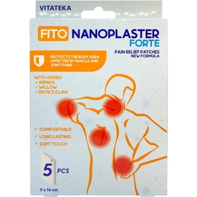 FITO NANOPLASTER FORTE náplasti na svaly a klouby 5 ks