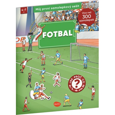 Můj první samolepkový sešit fotbal