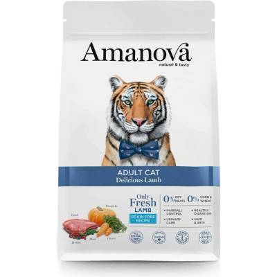 AMANOVA Adult Cat Delicious Lamb - suché krmivo pro kočky - 1,5 kg