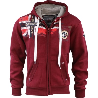 Geographical Norway mikina pánska FESPOTE MEN 100 bordo