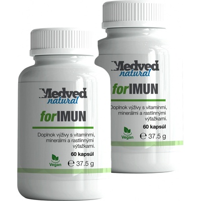 Medveď Natural forIMUN 2 x 60 kapsúl