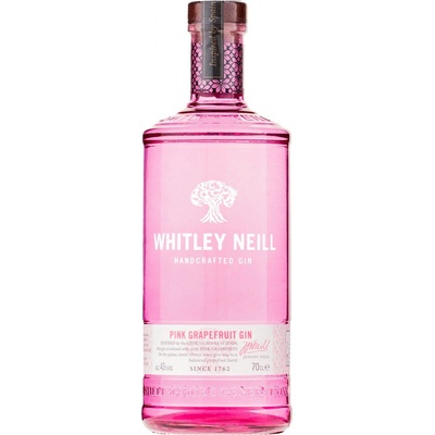 Whitley Neill Pink Grapefruit Gin 43% 0,7 l (čistá fľaša)