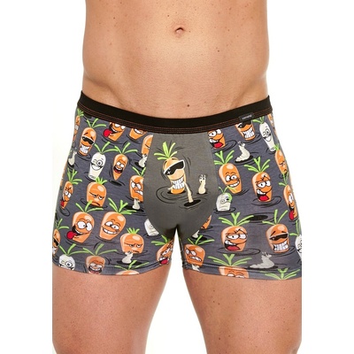 Cornette boxerky Tattoo 280/212 Carrot šedá – Hledejceny.cz