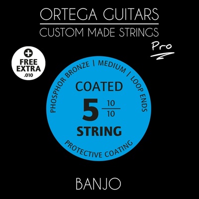 ORTEGA Custom Made Strings Pro Banjo 5 String