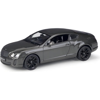 Welly Bentley Continental Supersports šedočierne 1:34