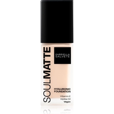 Gabriella Salvete Soulmatte Hyaluronic Foundation hydratační a zmatňující make-up 02C Ivory Cold 30 ml
