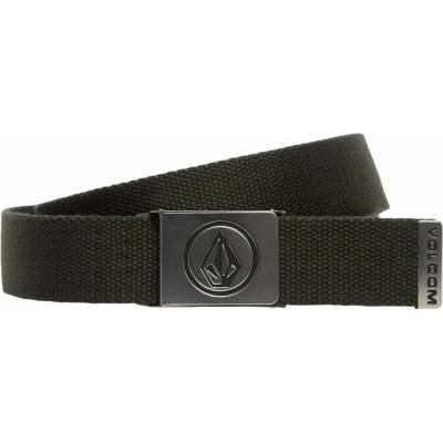 Volcom pásek Circle Web Rinsed Black Černá