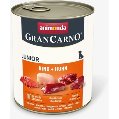 Animonda Gran Carno Junior hovädzie & kura 6 x 800 g
