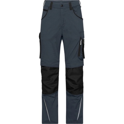 James & Nicholson JN1832 Pracovné nohavice carbon/black