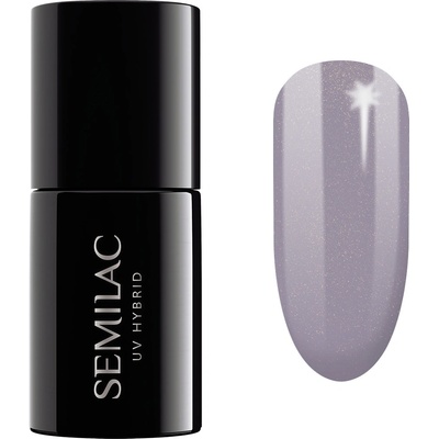 Semilac gel lak 375 Shimmer Stone Agate Šedá 7 ml