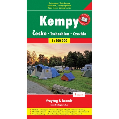 Kempy Česká republika - mapa 1:500 000 Freytag a Berndt - Freytag a Berndt – Hledejceny.cz